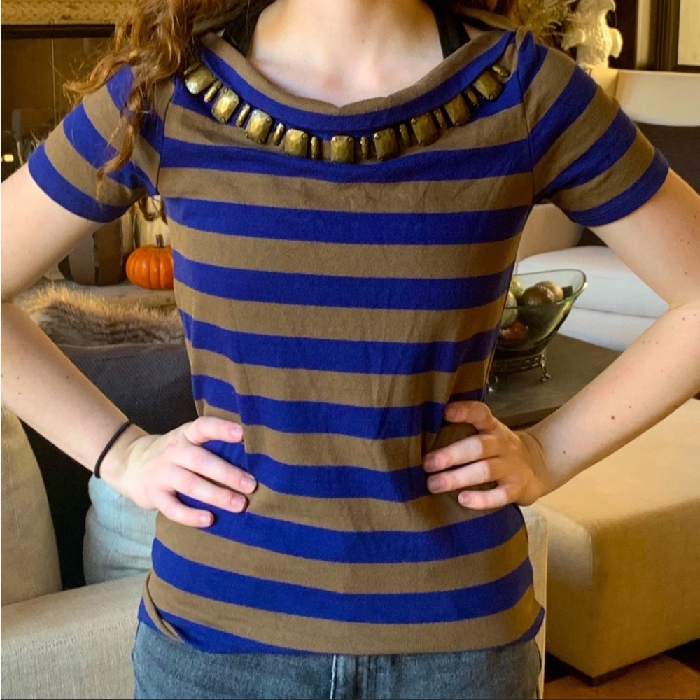 Burberry Brit unusual slim top XS